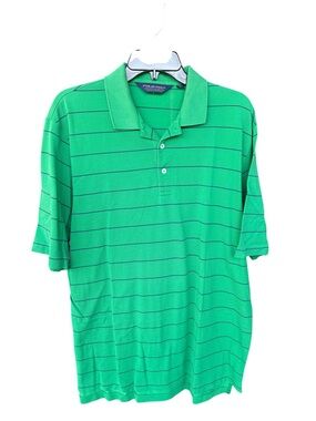 Polo Golf Ralph Lauren Pima Cotton Striped Polo Shirt Men’s Size L